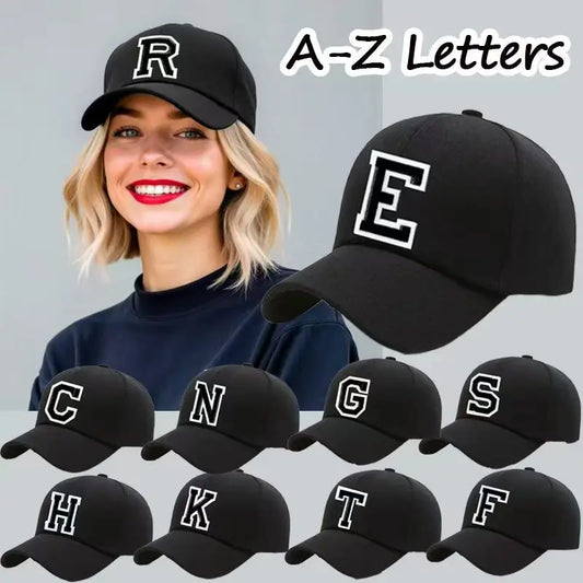 Cappellino Da Baseball In Corduroy Con Lettera A Z Unisex Regolabile Stile Vintage Protezione Solare