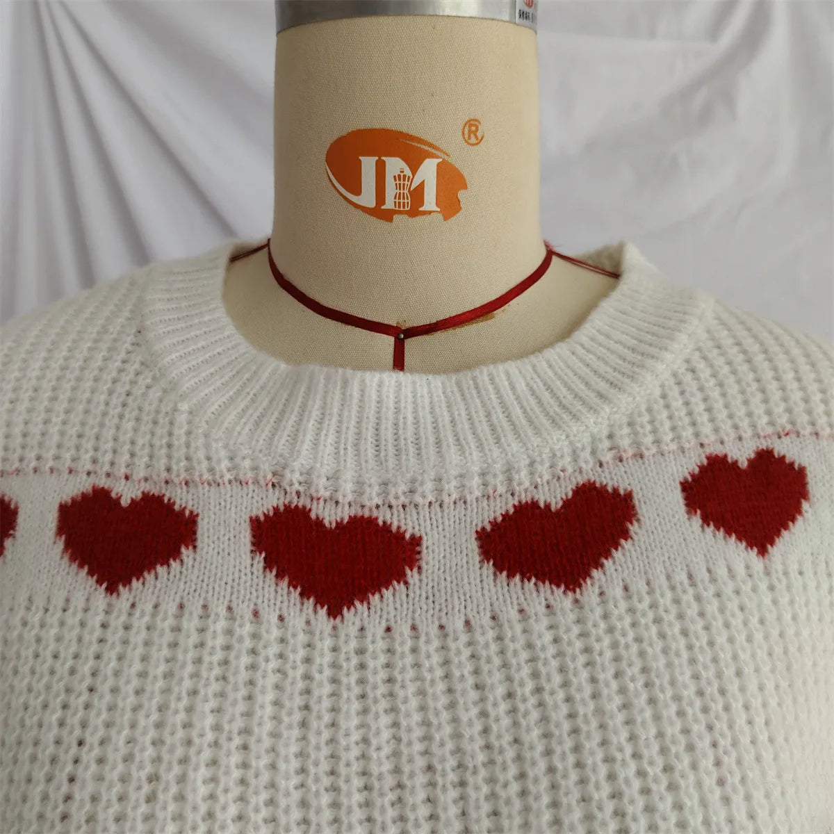 Maglioni Lavorati A Maglia Per Donne In Due Colori Jacquard Collo Rotondo Pullover Trend 2026 Nuovi
