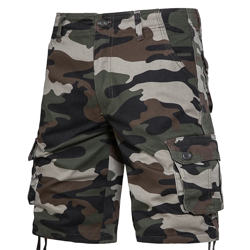 Pantaloncini Mimetici Da Uomo Traspiranti In Cotone Con Tasche Laterali Per Sport All Aperto Pantaloni Corti Estivi