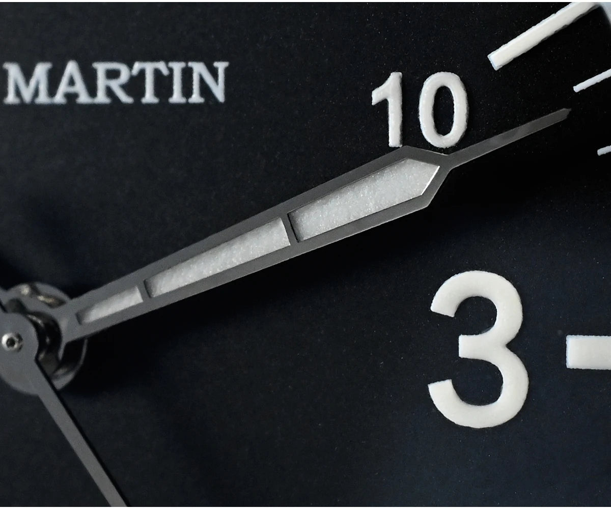 Orologio Da Pilota Da Uomo San Martin 37mm Meccanico Automatico 100m Impermeabile Stile Militari BGW 9