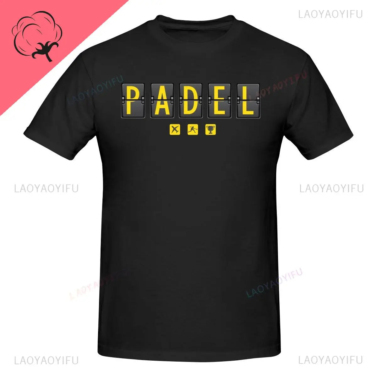 Maglietta Uomo Divertente Perdere A Padel Con Grafica Skull Anime In Cotone Traspirante Premium Estate