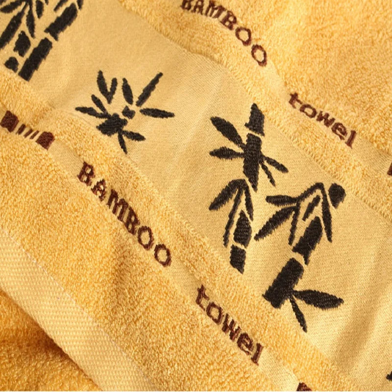Set Di 2 Asciugamani Da Bagno In Fibre Di Bambù 34x74 Cm E 70x140 Cm Per Viso E Corpo Lavabili In Lavatrice