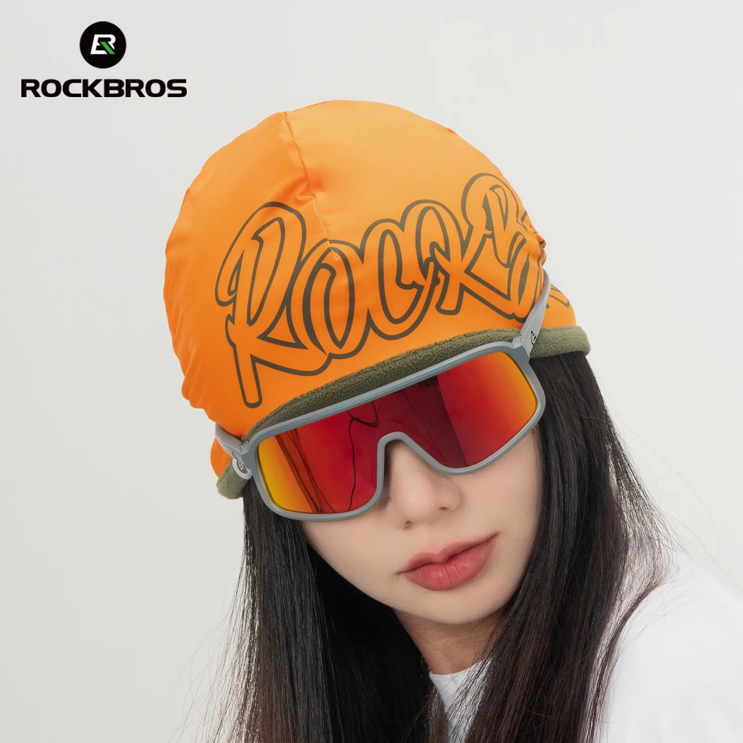 Rockbros Cappello Caldo Reversibile Pile Polare Alta Elasticità Ciclismo Sci Escursionismo Copertura Unisex