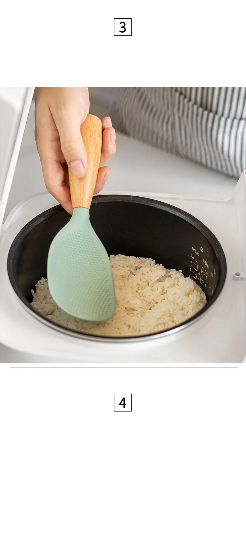 Cucchiaio Da Cucina In Silicone Antiaderente Antiscottatura Resistente Alle Alte Temperature Utensile Durevole