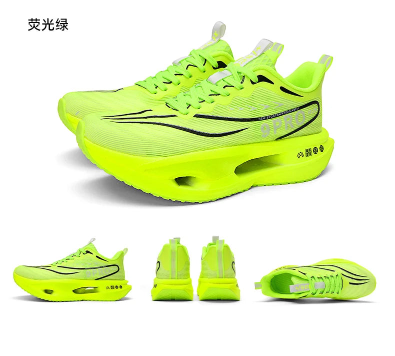 Scarpe Da Corsa Sportive Con Piastra In Carbonio Traspiranti Leggere Comfort Per Jogging Uomo Donna