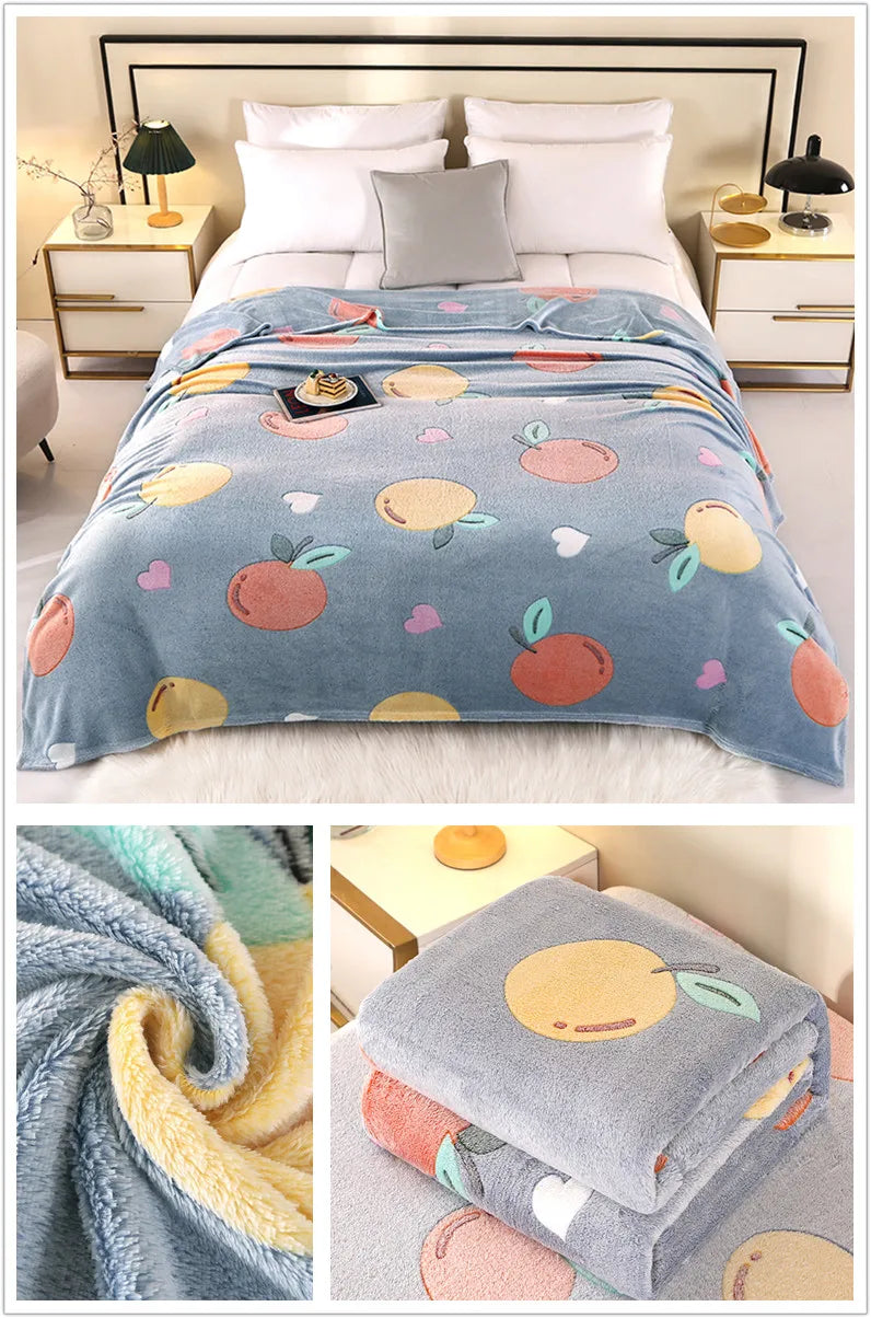 Bonenjoy 1 Pezzo Coperta In Pile Floreale Rettangolare Per Divano E Casa Morbida Calda Confortevole Plaid Da Viaggio