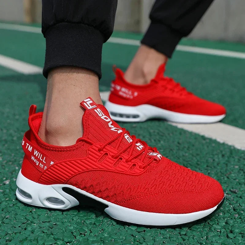 Scarpe sportive da uomo con suola spessa con design alla moda Scarpe comode e traspiranti Scarpe da trekking all'aperto Zapatillas Hombre De Segu