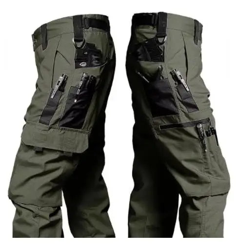 Pantaloni Tattici Da Uomo Impermeabili Cargo Pantaloni Da Combattimento Resistente All Usura Esterni Cotone Poliestere