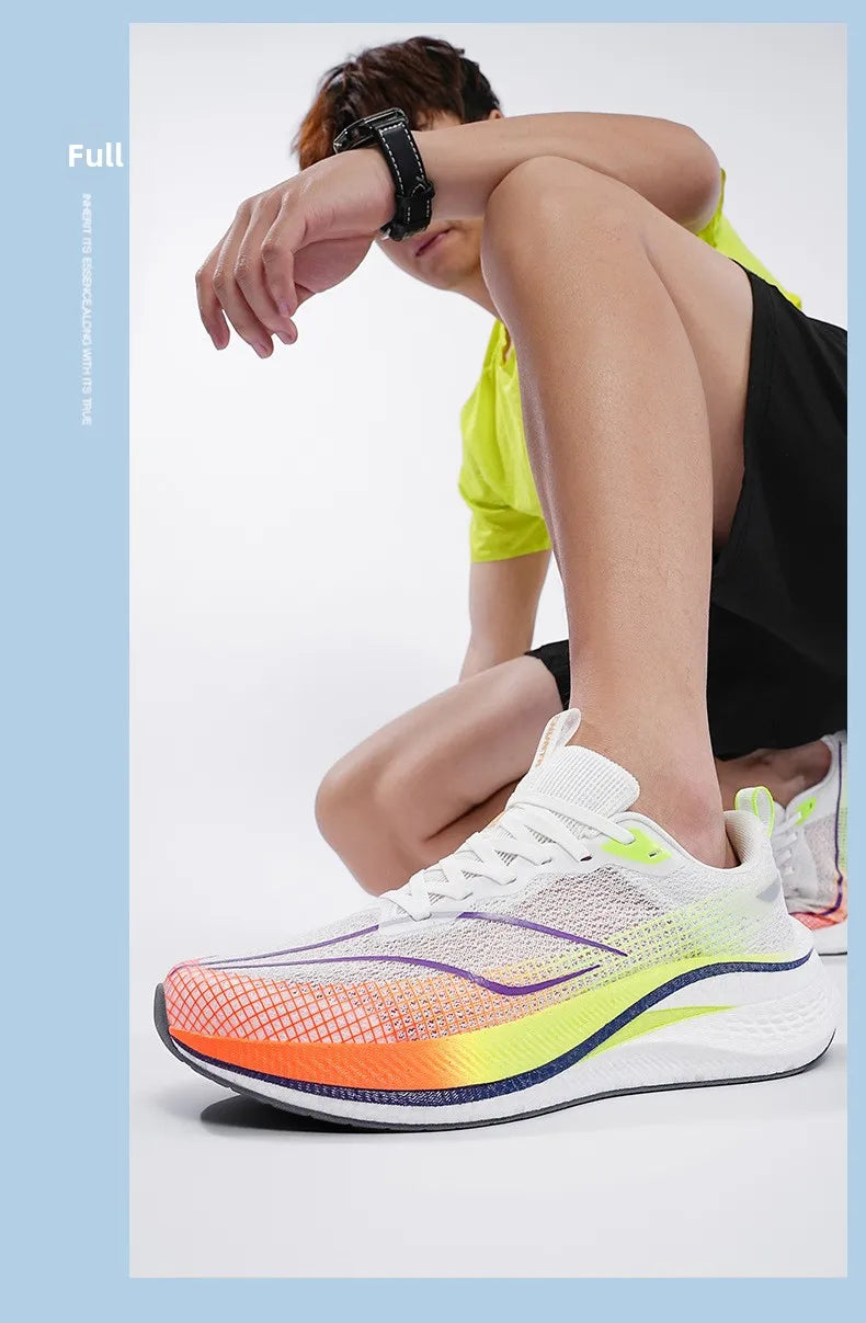 Scarpe Da Corsa Ultra Leggere E Traspiranti Con Piastra In Carbonio Per Uomo E Donna Da Competizione Comode Elastiche