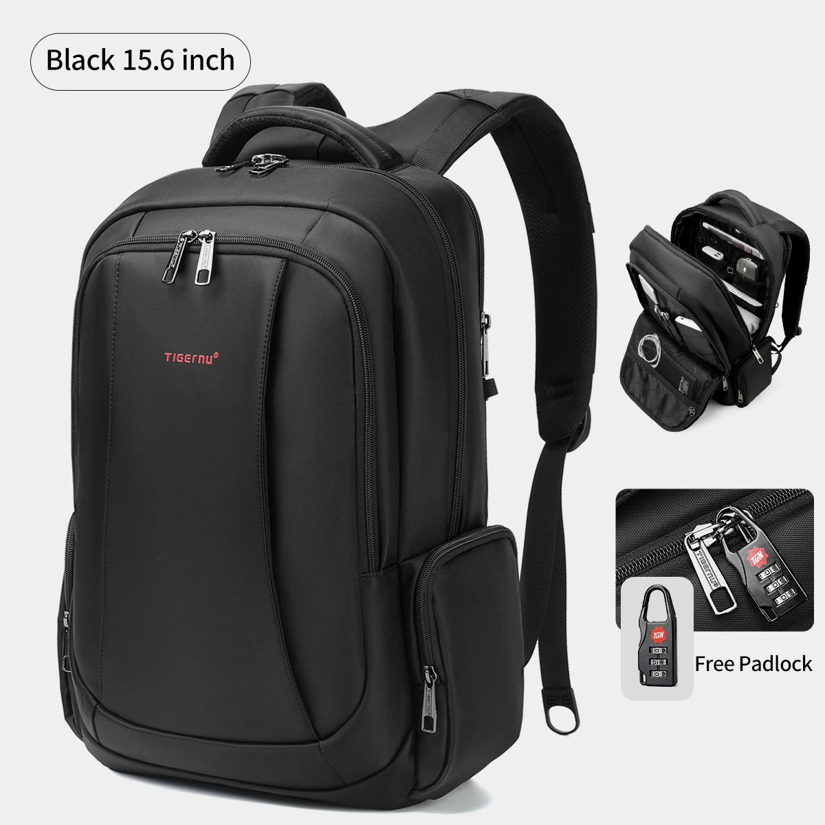 Tigernu Zaino Da Uomo In Nylon 14 15.6 17.3 Pollici Per Laptop Zaino Da Scuola E Viaggio