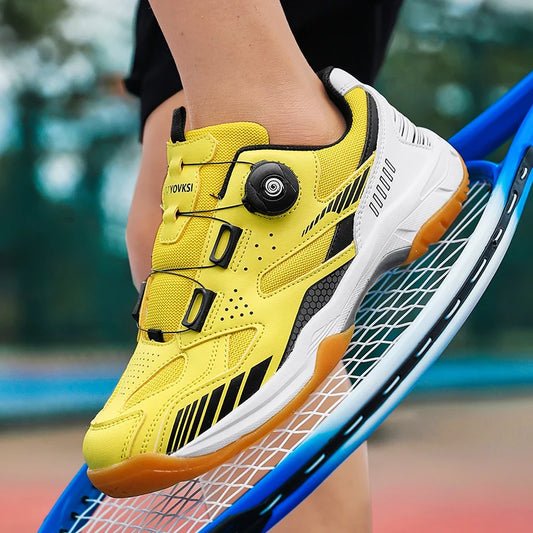 Scarpe da Badminton con Allacciatura Rapida Uomo e Donna Allenamento Ginnastica Antiscivolo Ammortizzanti Pallavolo