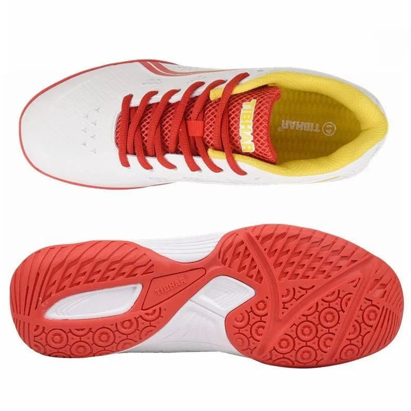 Scarpe da Ping Pong Tibhar per Uomo e Donna Sportive Professionali Antiscivolo Traspiranti