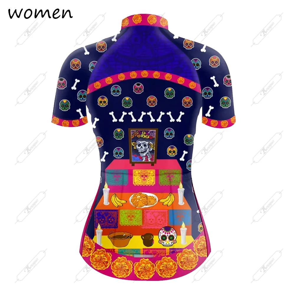 Maglia Da Ciclismo Donna Estate Premium Traspirante Team Racing Abbigliamento Da Ciclismo Maglia Da Bici Corta