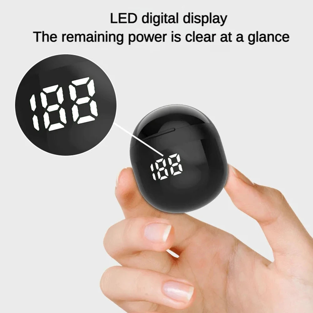 SK18 Mini Cuffie Invisibili Wireless Bluetooth 5.3 Con Microfono Cancellazione Del Rumore HD Per Dormire Con Bassi