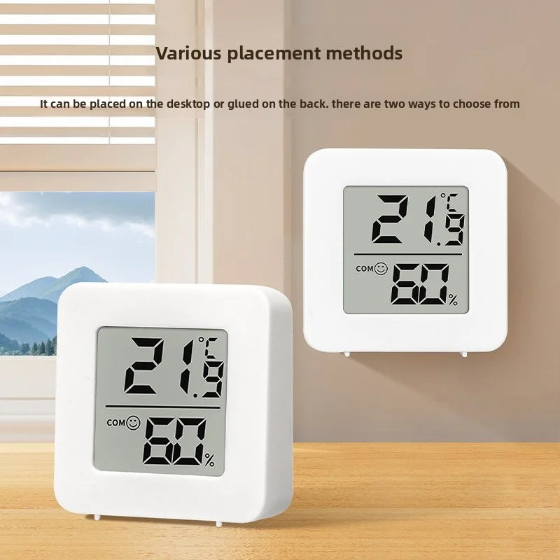 Indicatore Di Temperatura E Umidità Per Mini Termometro Digitale Con Sensore, Montaggio A Parete, Schermo LCD Domestico