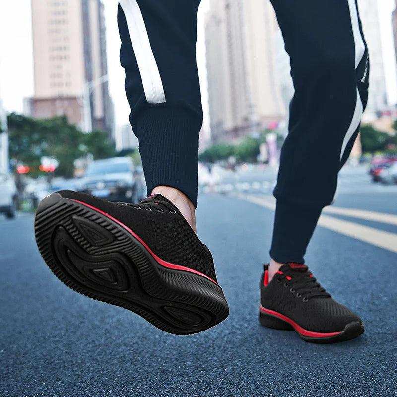Scarpe Da Corsa Da Uomo Leggere Traspiranti Sneakers Sportive Per Jogging E Passeggio In Mesh Con Lacci Comode