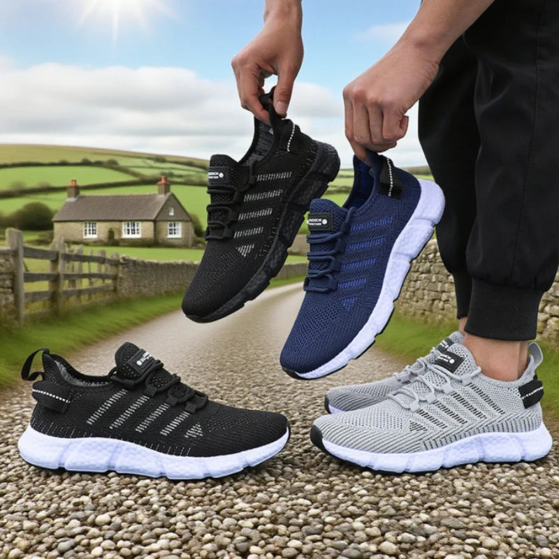 Scarpe Da Uomo In Rete Design Unico E Innovativo Sneakers Leggere Comode Per Esterni Jogging Da Tennis