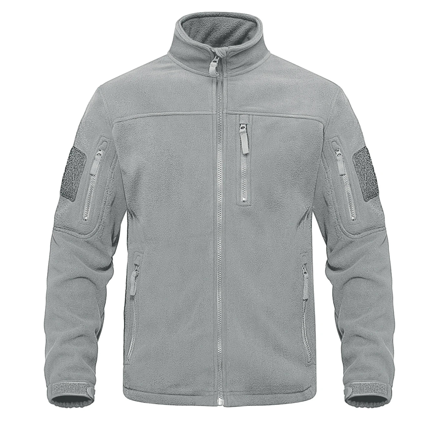 Tacvasen Giacca In Pile Full Zip Verde Da Uomo Con Tasche Con Cerniera Termica Per Lavoro E Escursionismo Outwear