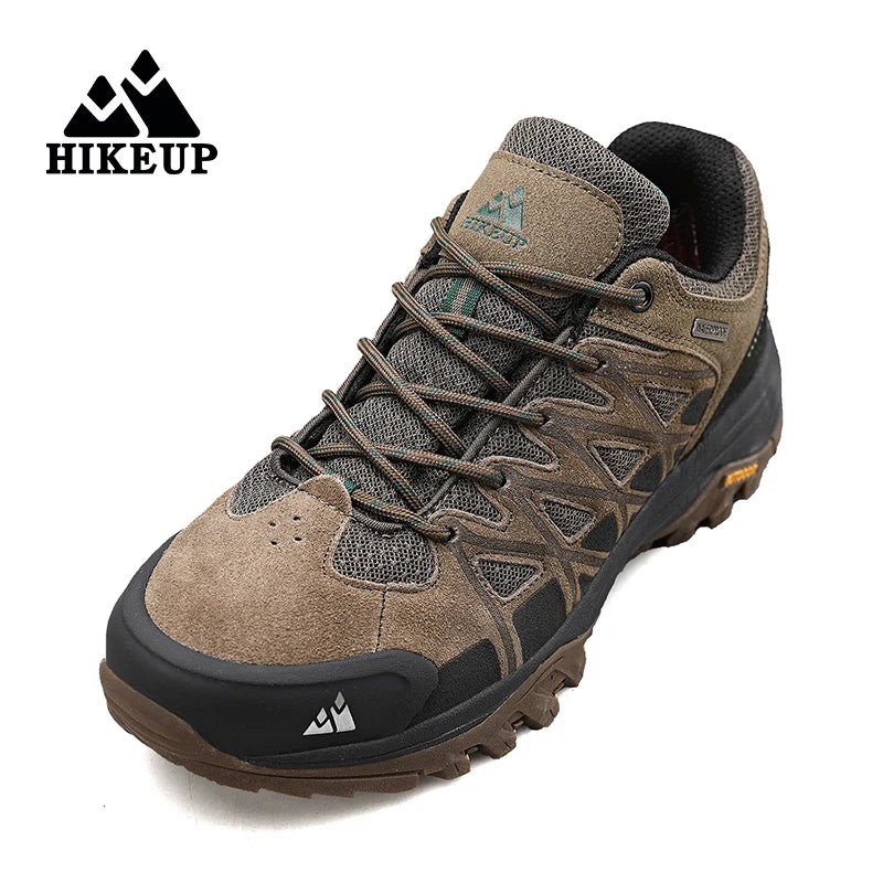 HikeUp Scarpe da Trekking da Uomo Traspiranti con Lacci Ammortizzate per Escursionismo all Aperto Impermeabili Outdoor