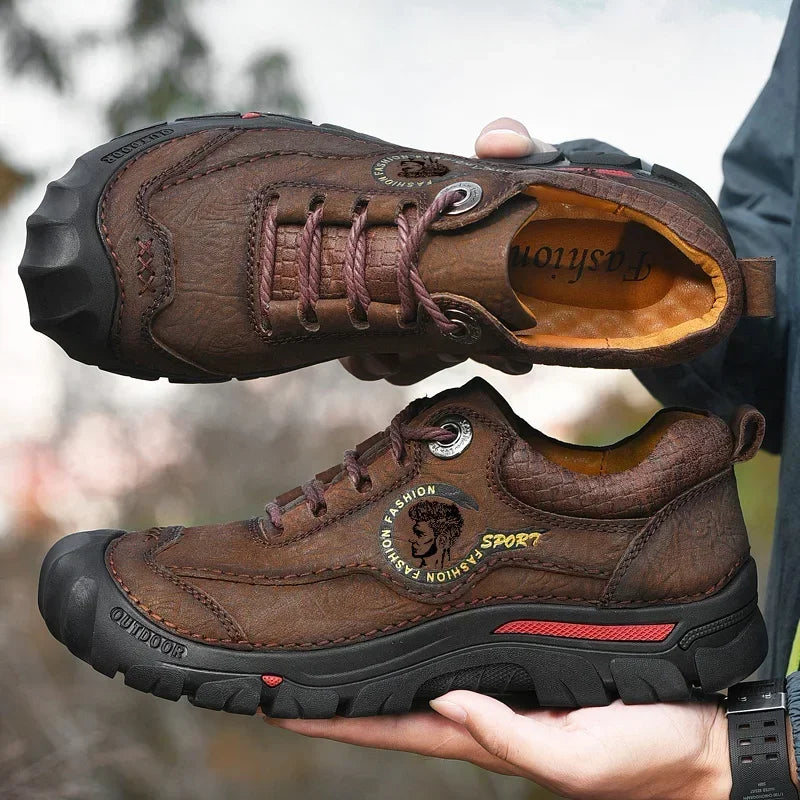 Scarpe Da Trekking Da Campeggio In Vera Pelle Uomo Scarpe Da Ginnastica Sportive Da Uomo Per Tempo Libero