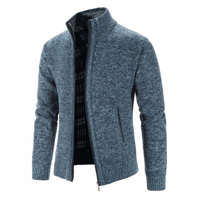Nuova Primavera Autunno Maglione Lavorato a Maglia Uomo Moda Slim Fit Cardigan Casual