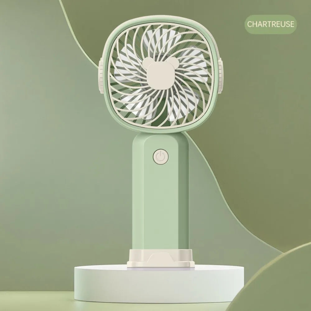 Mini Ventilatore USB Portatile Multifunzionale Con Supporto Da Tavolo Per Studenti E Esterni Batteria Ricaricabile