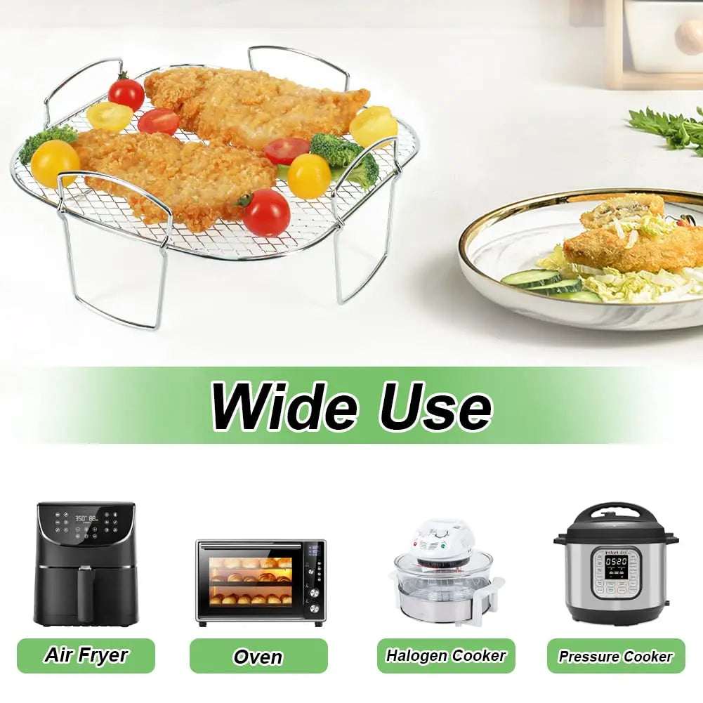Griglia In Metallo Per Friggitrice Ad Aria E Forno Compatibile Con Cosori Vortex Gourmia Foodi Accessori