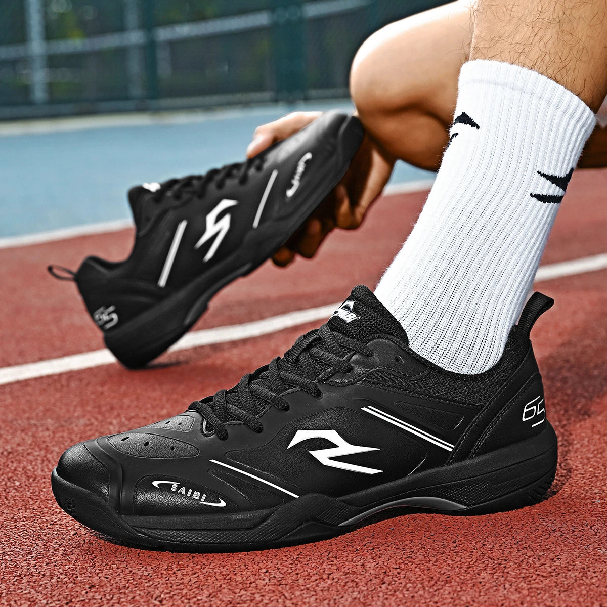 Nuove Scarpe Da Ginnastica Per Badminton Traspiranti Comode Antiscivolo Atletiche Personalizzate Resistente All Usura