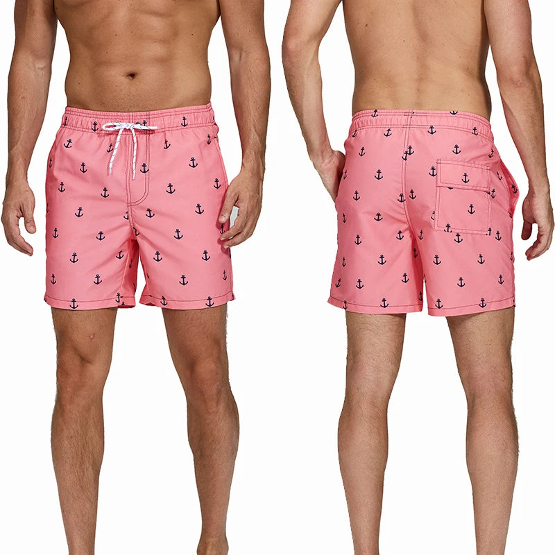 Datifer 2026 Pantaloncini Da Uomo Estivi Con Stampa Surf In Poliestere Quick Dry Fodera In Rete Traspirante