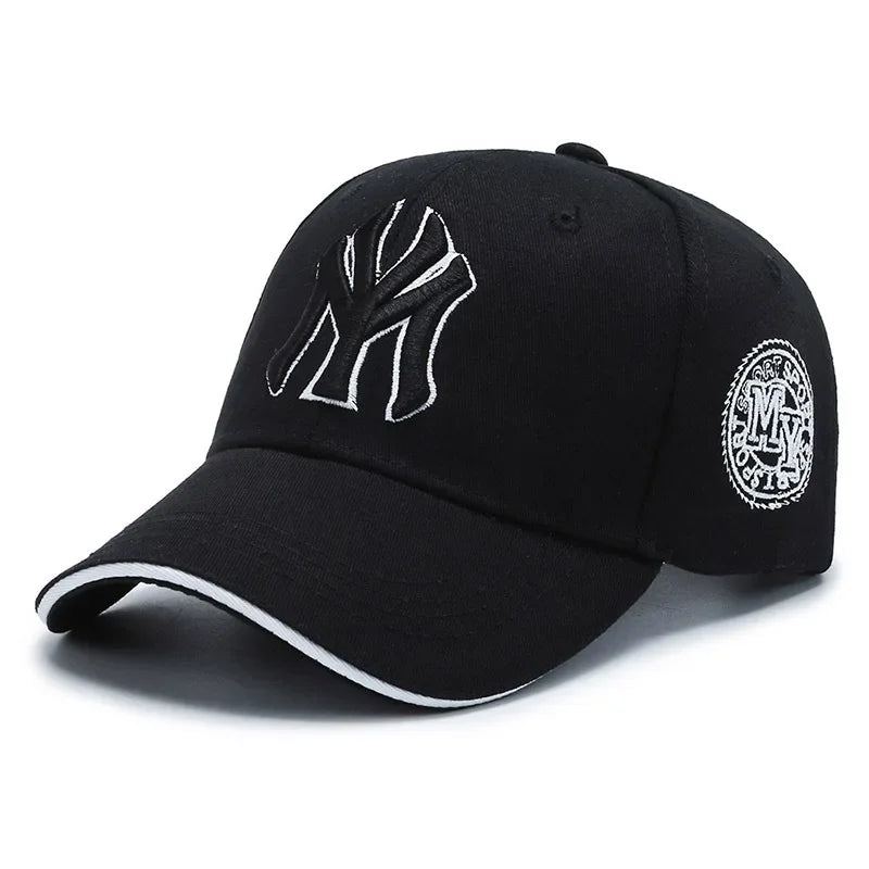 Berretto Da Baseball Unisex Ricamo Lettera Cappello Hip Hop Regolabile Esterno Protezione Solare Primavera Autunno
