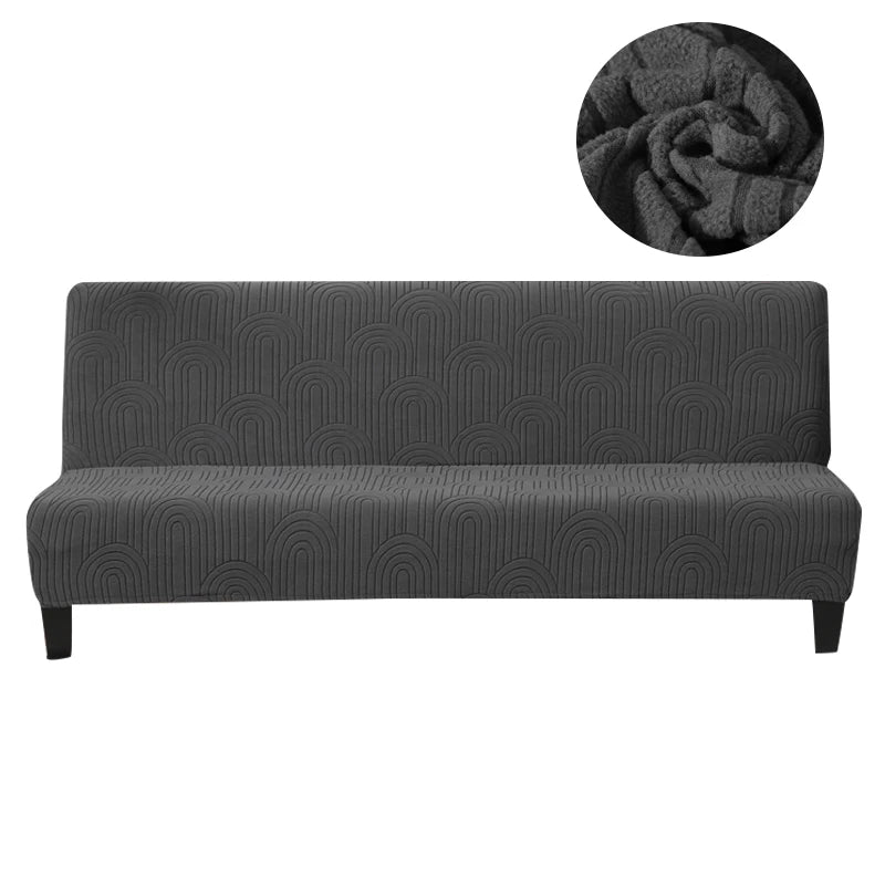 Copridivano Per Divano Letto Jacquard Elasticizzato Senza Braccioli Per Soggiorno E Mobili Pieghevoli