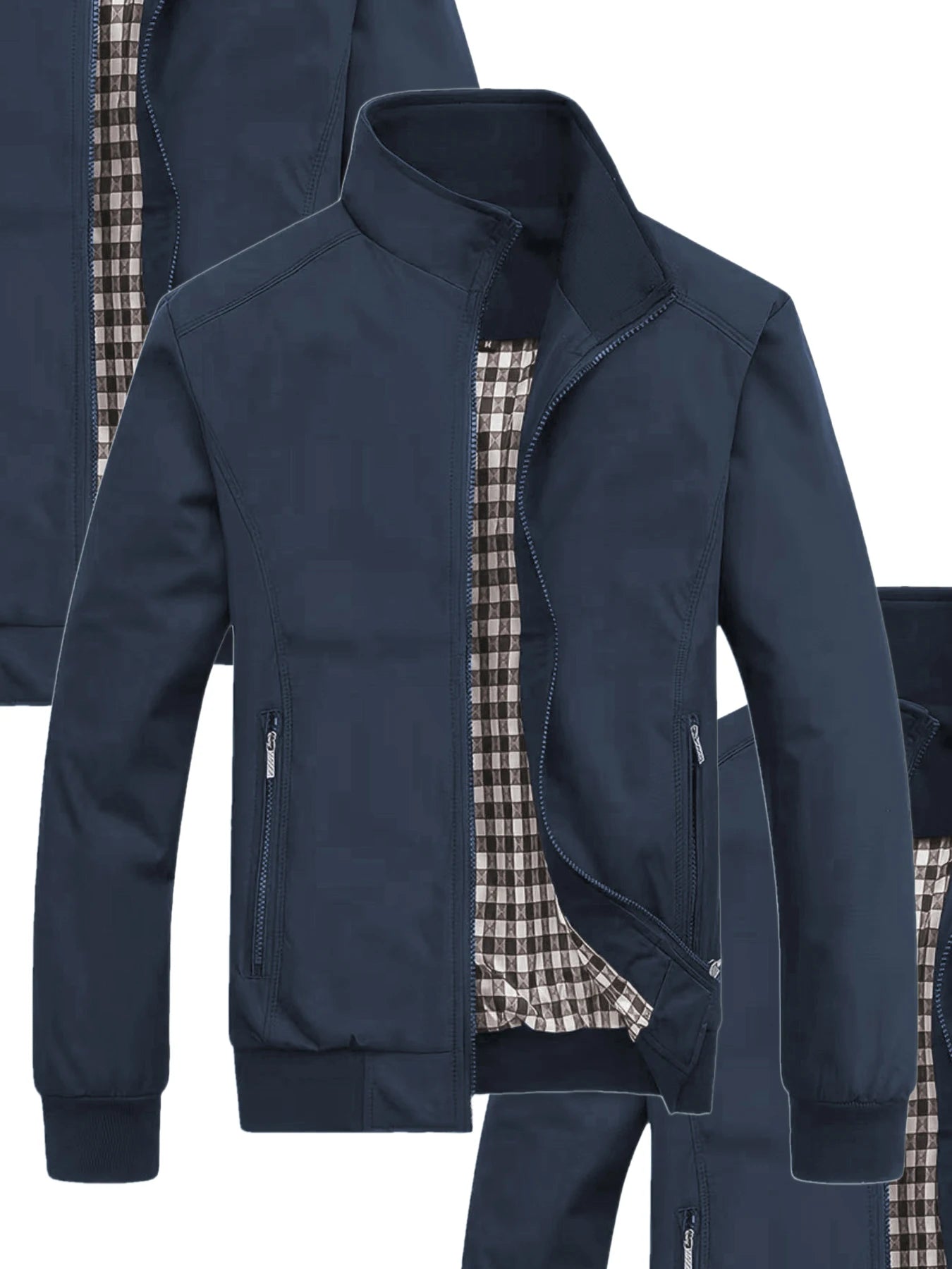 Giacche Plus Size Da Uomo Trendy Stile College Abbigliamento Casual Maschile Per Primavera Autunno