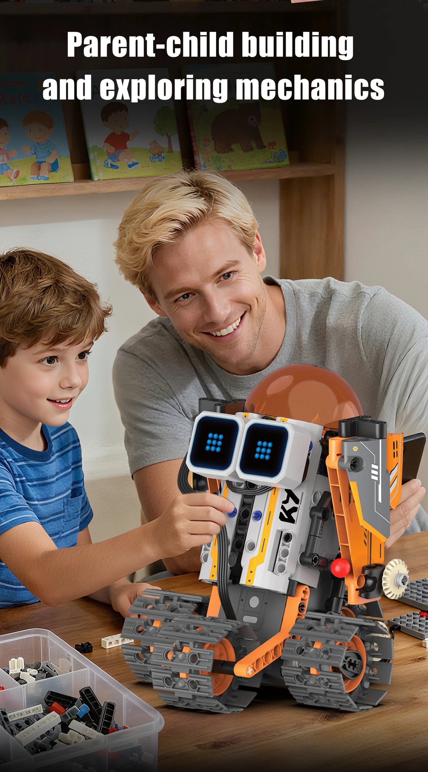 Robot Trasformabile 5 In 1 Con Display Digitale Telecomandato Per Bambini Regalo Ideale
