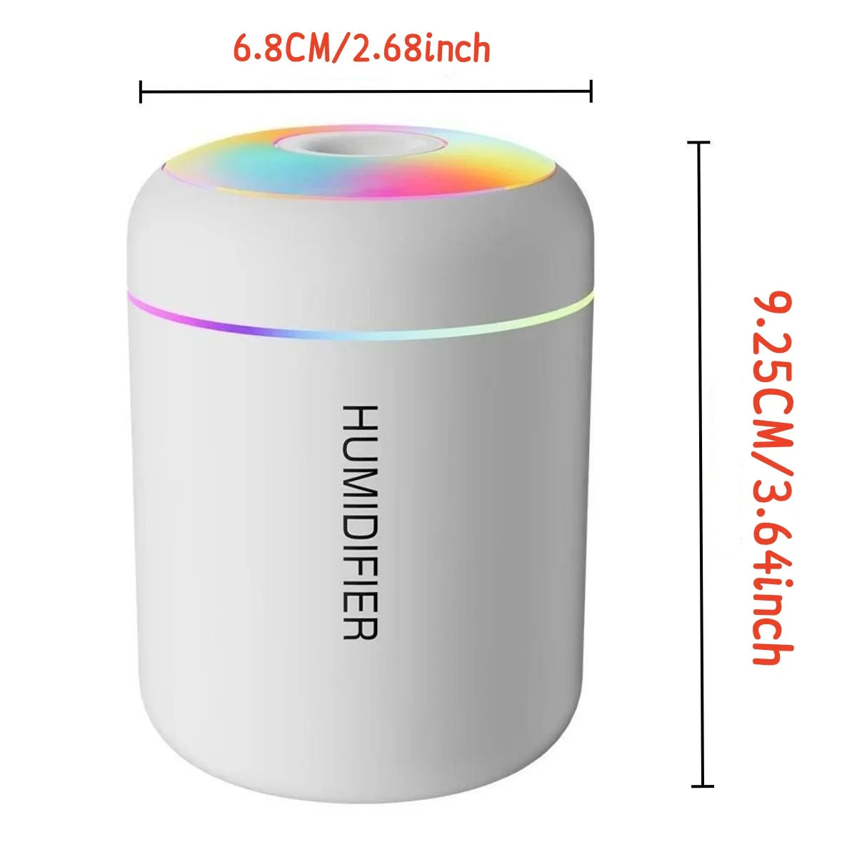 Mini Umidificatore USB 180ML Diffusore Aromaterapia Olio Essenziale Luci Purificatore Aroma Per Auto Casa Camera Da Letto