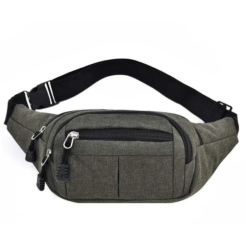 Marsupio Unisex Impermeabile Da Esterno In Tela Borsa A Tracolla Sportiva Per Escursioni Leggero