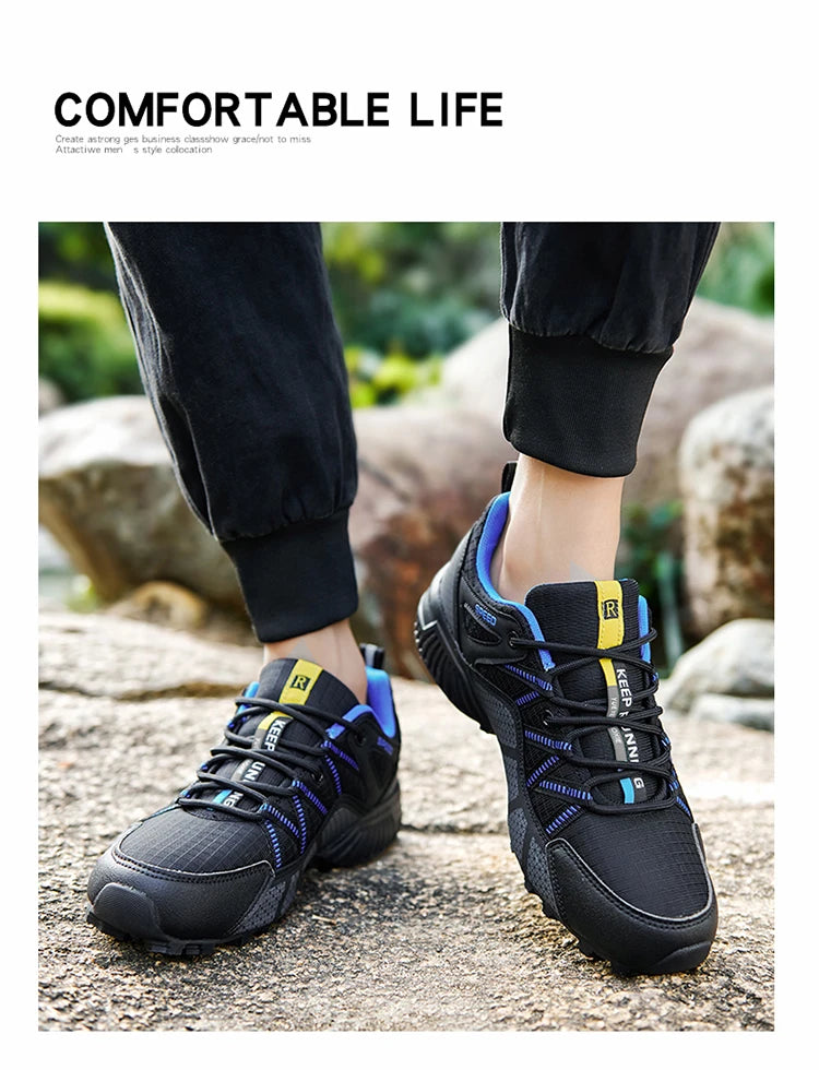 Scarpe Da Trekking Da Uomo Antiscivolo In Rete Traspirante Per Tutti I Terreni Esterni Impermeabili