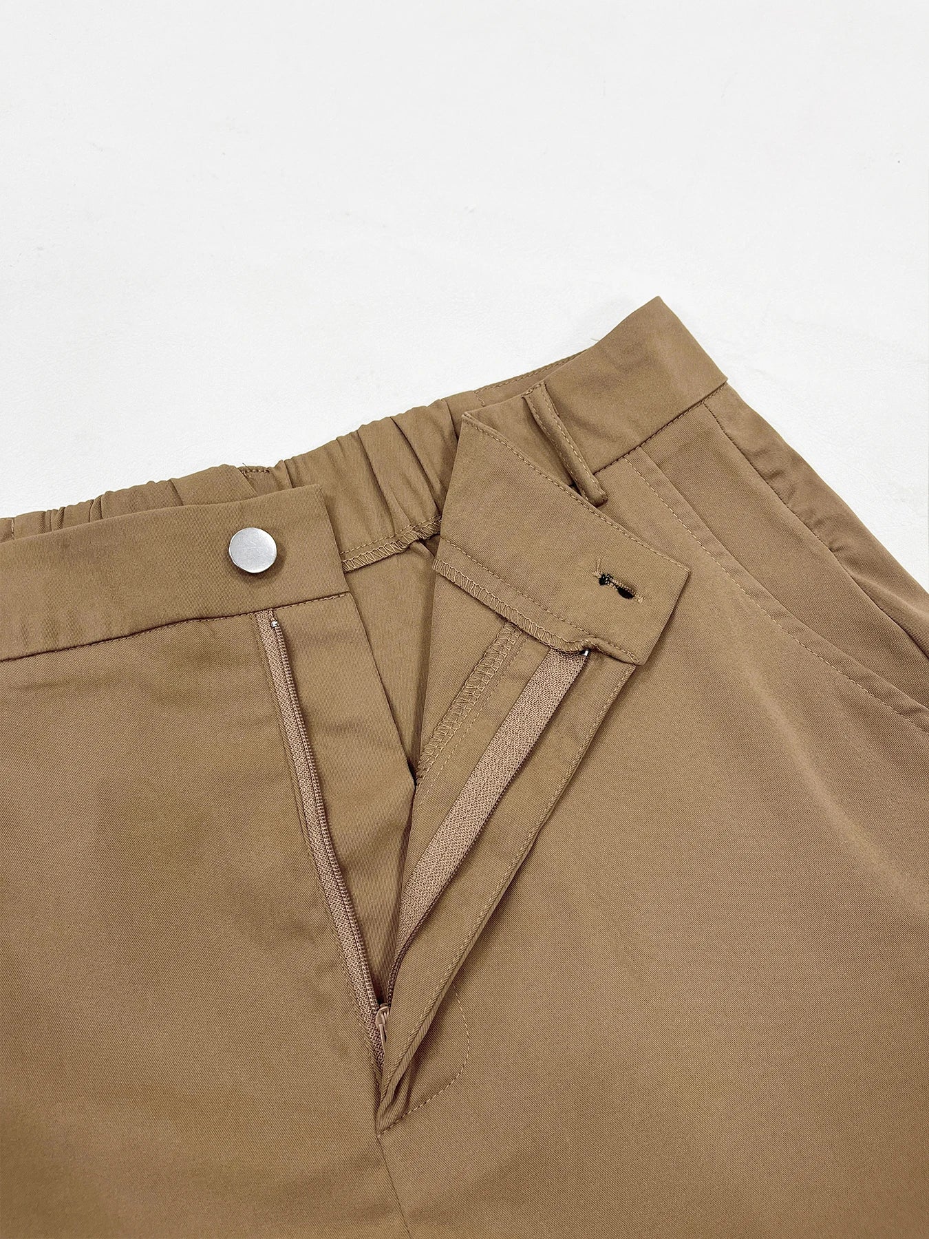 Pantaloni Cargo Da Donna Vita Alta Tinta Unita Con Bottoni E Tasche Casual Da Strada Per Tutte Le Stagioni