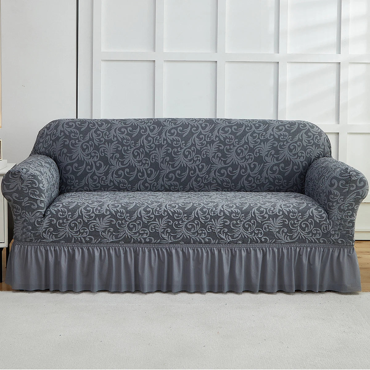 Fodera Divano A Fiori Stile Europeo Jacquard Copridivano Antiscivolo Protezione Per Mobili Soggiorno Decorazioni Casa