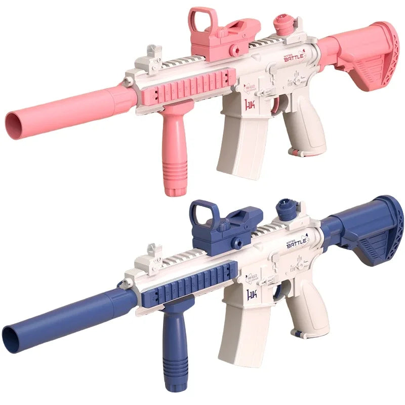 Pistola Ad Acqua Elettrica Automatizzata Per Bambini Portatile Gioco Da Spiaggia Estivo Fantasia