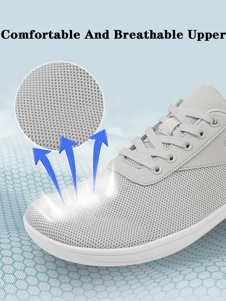 Scarpe Da Passeggio Traspiranti In Mesh Unisex A Punta Larga Per Uomo Comode Scarpe Sportive Per Esterni