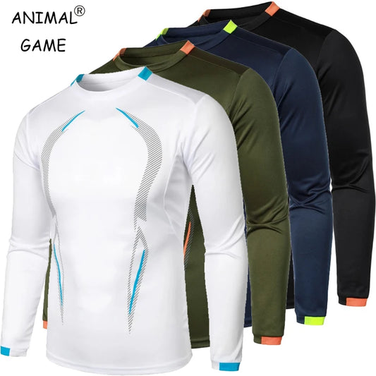 T-shirt da allenamento sportiva a maniche lunghe da uomo nuova T-shirt ad asciugatura rapida Fitness Leggero Streetwear T-shirt oversize traspiranti per uomo