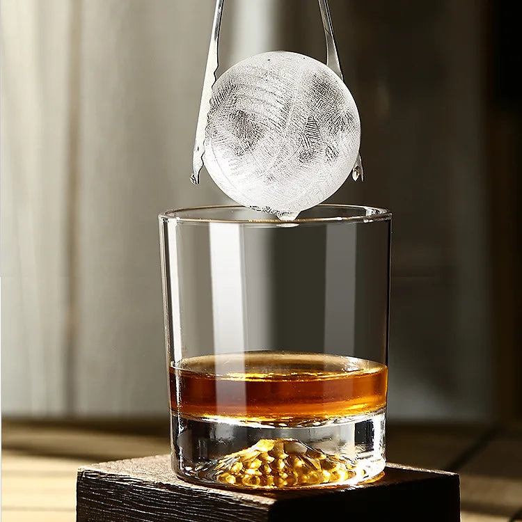 Bicchieri Da Whisky Ecologici E Durevoli Cocktailgeek Forma Rotonda In Vetro Trasparente Per Appassionati Di Whisky