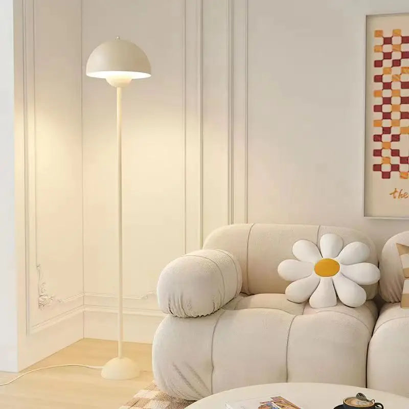 Lampada Da Terra A Forma Di Fungo Con Bocciolo Di Alta Qualità In Stile Classico Con Attacco E27 Per Soggiorno E Letto