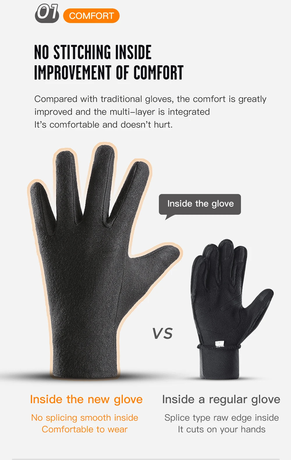 Guanti Invernali Da Ciclismo Esterno Impermeabili Antivento Con Touch Screen Per Moto Sci Equitazione Universali 3M