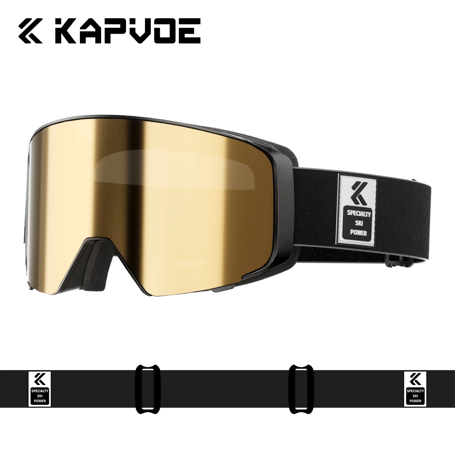 Kapvoe Occhiali Da Neve Magnetici Flip Over Fotocromatici UV400 Antinebbia Uomo Donna TPU Lenti In Policarbonato
