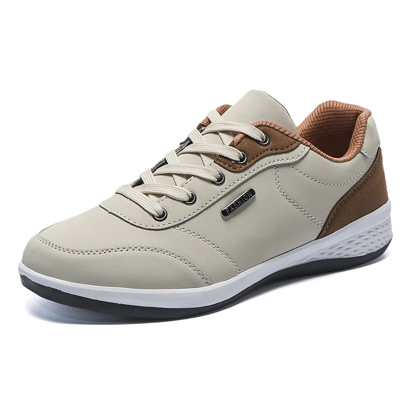 Scarpe Da Uomo Impermeabili Primavera Autunno Scarpe Da Ginnastica Da Passeggio In Pelle Antiscivolo Per Tempo Libero