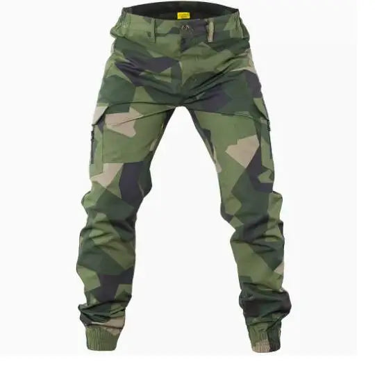 Pantaloni Mimetici Da Uomo Con Geometria Svedese Jogging Verdi Per Primavera Confortevoli