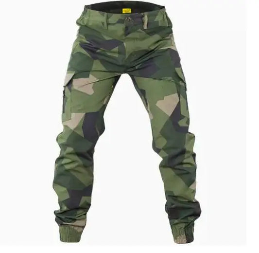 Pantaloni Mimetici Da Uomo Con Geometria Svedese Jogging Verdi Per Primavera Confortevoli