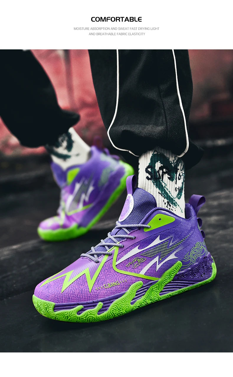 Scarpe Da Basket Professionali Da Uomo Per Allenamento Di Alta Qualità Imbottite E Impermeabili Da Campo Unisex