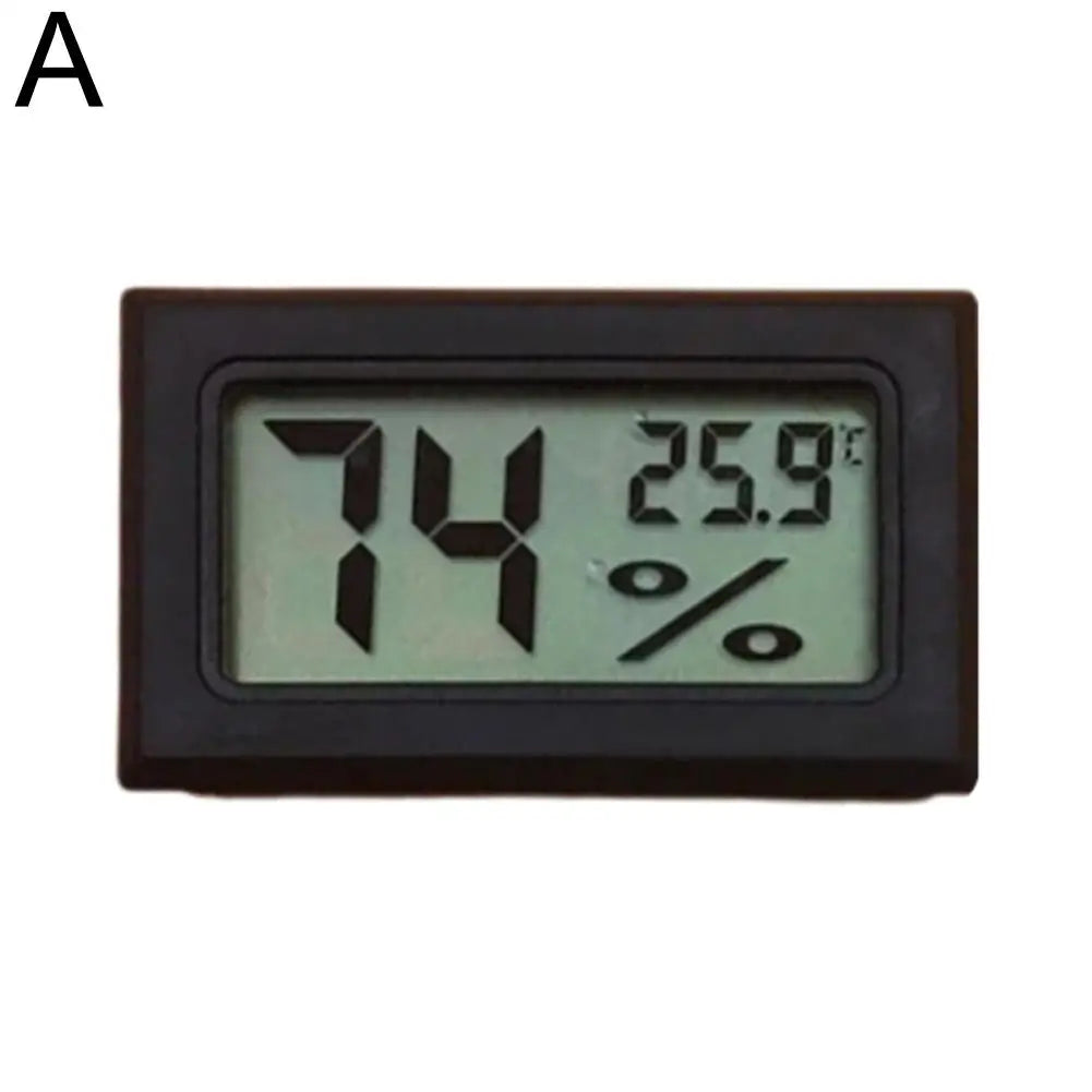 Mini Termometro Digitale LCD Igrometro Orologio Elettronico Misuratore Umidità e Temperatura